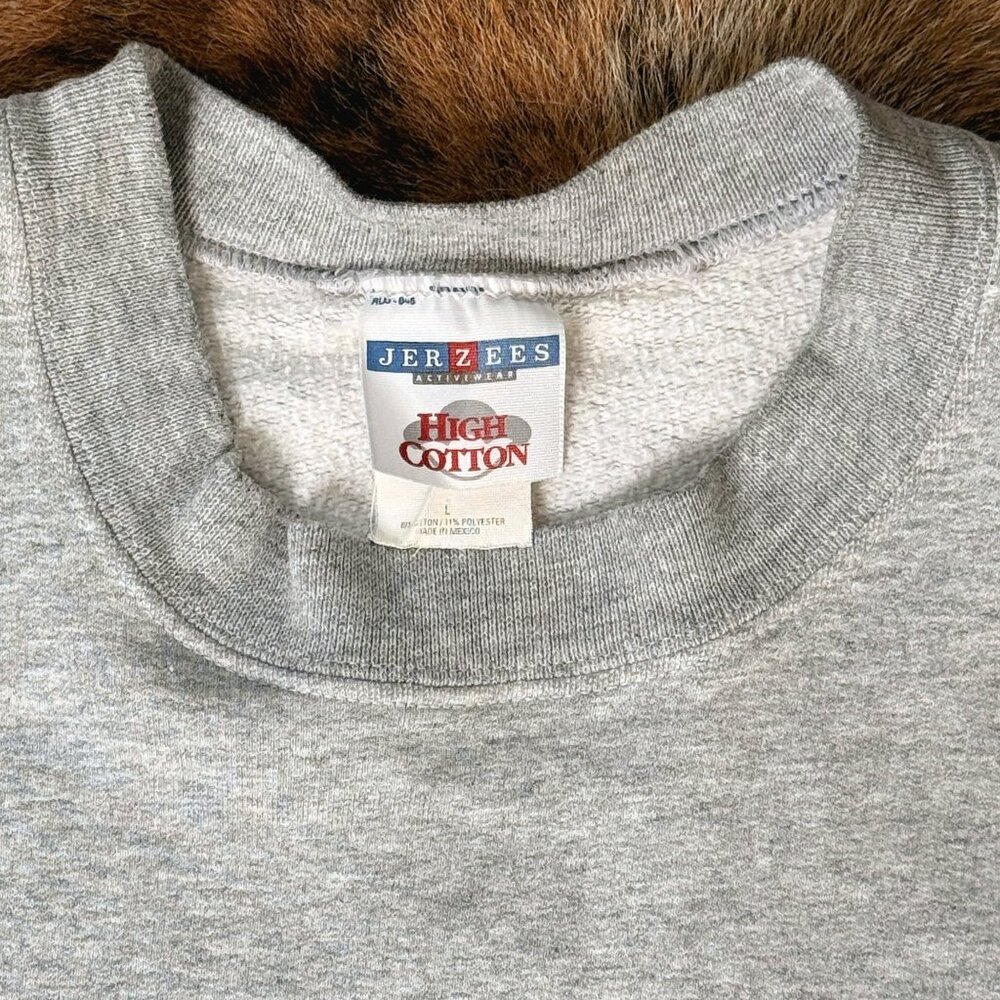 Retro 90's PRCA Prairie Pro Rodeo Circuit Gray Crewneck Sweatshirt Unisex Large - Picture 5 of 8